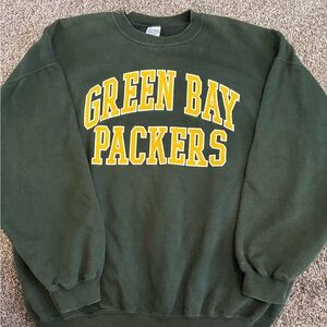 Gildan Dark Green Crewneck Sweater